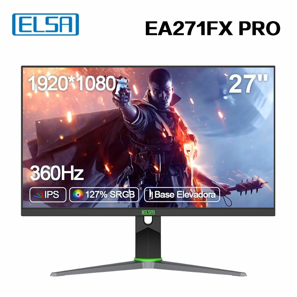 ELSA Monitor EA271FX Pro BLACK/27"/FHD 1920*1080/360Hz/IPS/VESA