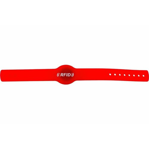 Браслет ID ZKTEco Wristbands красный 00-00013315