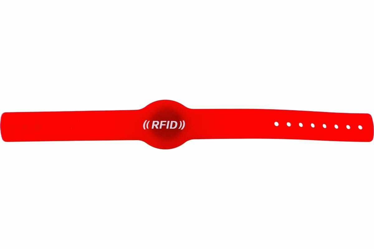 Браслет ID ZKTEco Wristbands красный 00-00013315