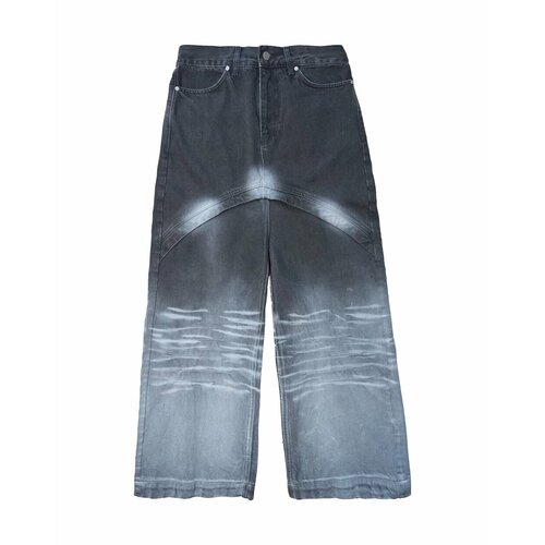 Джинсы багги Emanuel Drugon Baggy Jeans, размер 30, синий, черный