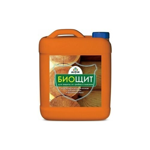 Антисептик для Древесины Латек Биощит 10л на Водной Основе для Наружных и Внутренних Работ Защита до 10л лет Latek 289₽