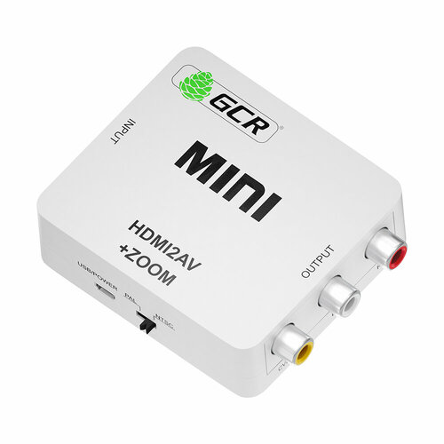 Greenconnect HDMI -> AV Greenline, PAL, NTSC, SECAM, 1080p + ZOOM Конвертер HDMI -> AV Greenline, PAL, NTSC, SECAM, 1080p + ZOOM, GL-v128 GL-v128 rca av to hdmi compatible converter av cvsb l r video box hd 1080p 60hz av 2 hdmi support ntsc pal output for monitor display