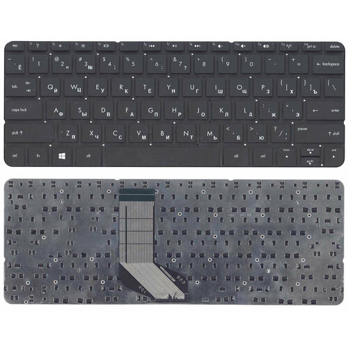 Клавиатура для ноутбука HP Envy X2 черная клавиатура для ноутбука hp envy 6 1011tx черная без рамки