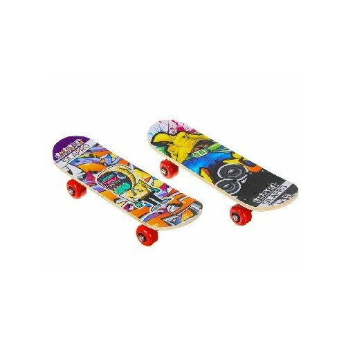 SILAPRO Скейтборд 43х13см пласт крепеж 5030PVC макс нагрузка 30кг 131-017 772₽