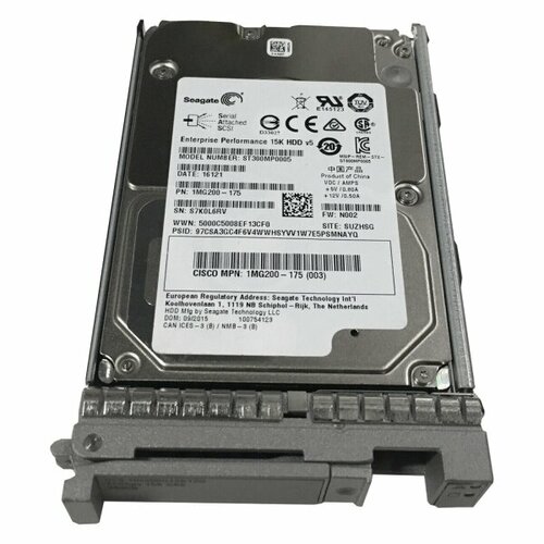 Жесткий Диск Cisco 1MG200-175 300Gb SAS 25 HDD 51530₽