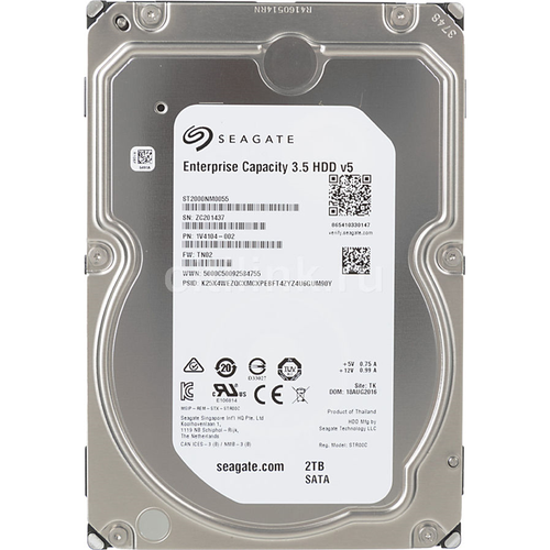 Жесткий диск/ RECERTIFIED HDD Seagate SATA 3Tb Enterprise Capacity 7200 6Gb/s 128Mb 1 year warranty RECERTIFIED
