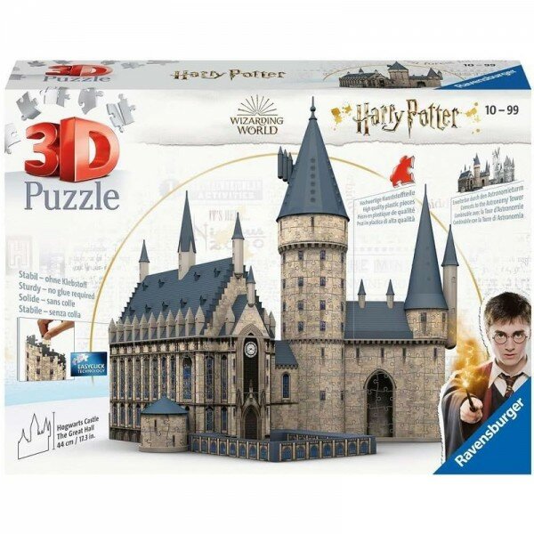 3D пазл Ravensburger Harry Potter Гарри Поттер Замок Хогвартс Большой Зал, арт.11259