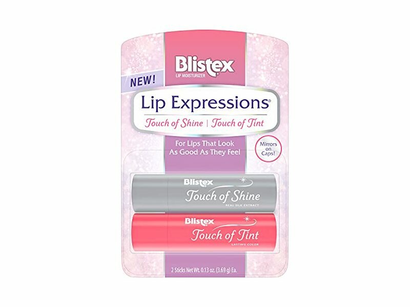 Blistex, Lip Expressions, Увлажняющий бальзам для губ, блеск / оттенок, 2 шт по 3,69 г каждый