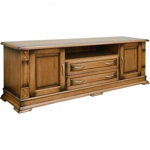 Тумба под ТВ верди 018 180х40х60 см ммк-древ классический орех 2 36816₽