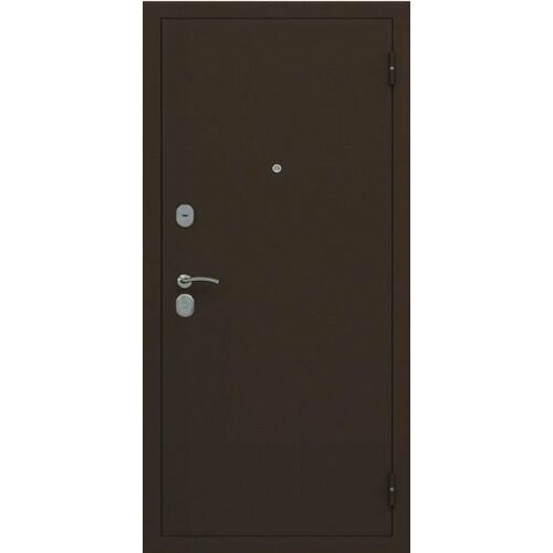 Входная дверь металлическая Tandoor Вектор Антик медный/Лиственница беленая 860х2050 левая дверь входная дельта 860х2050 мм левая