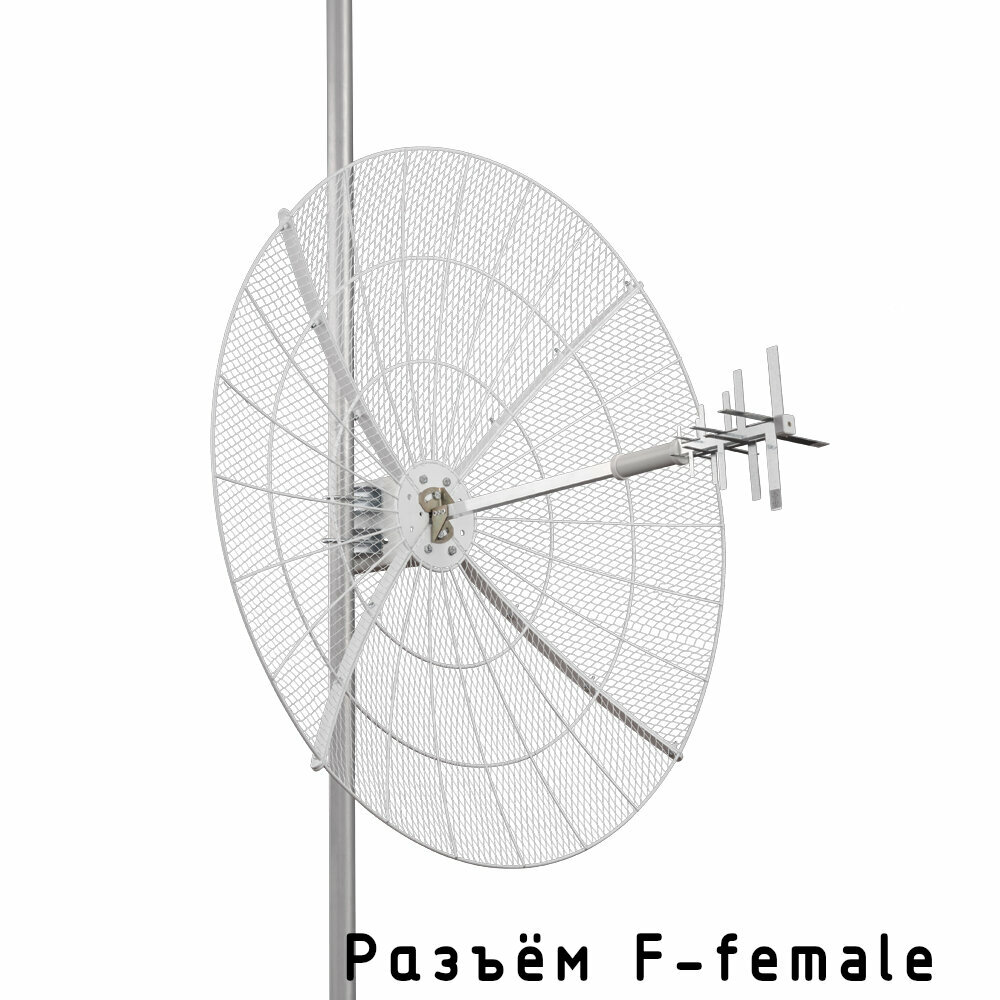 KNA24-800/2700P - параболическая MIMO антенна 24 дБ сборная (F-female)