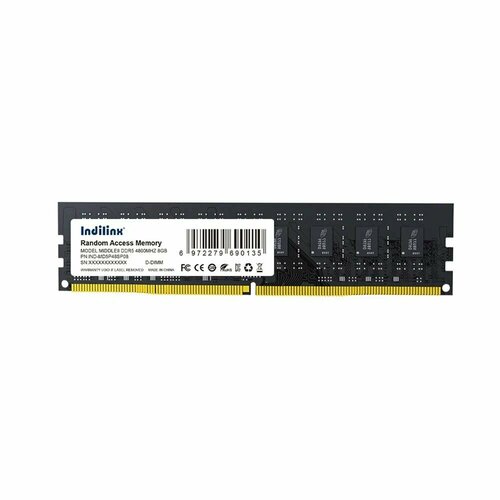 Оперативная память Indilinx DDR 5 DIMM 8Gb 4800MHZ IND-MD5P48SP08X 355800₽
