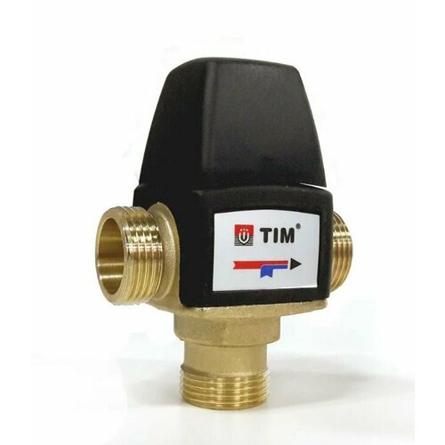 Термостатический смесительный клапан 3/4 ( 35-60С) kv/s 1.6 четырёхходовой термостатический смесительный клапан 1 tim