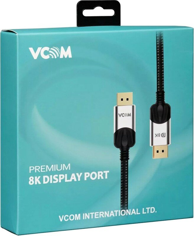 Кабель DisplayPort VCOM соединительный, v1.4, 8K, 60Hz, 2m - фото №15