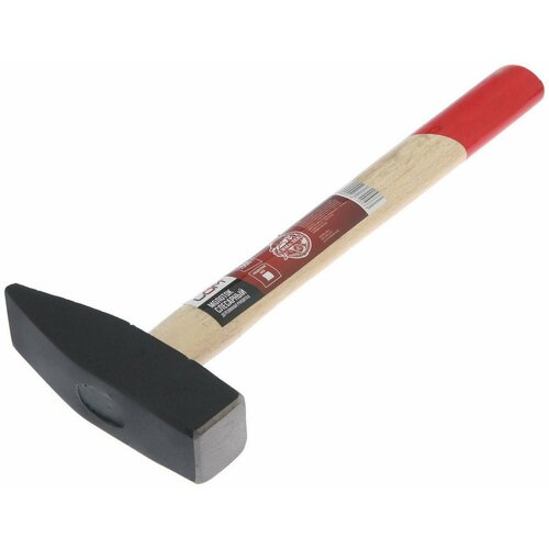 Молоток слесарный ЛОМ квадратный боек деревянная рукоятка 1500 г 1118₽