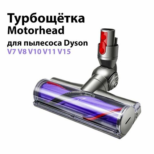 Турбощётка Motorhead для пылесоса V8 V10 V7 V11 V15 Щетка для уборки ковров ковровых покрытий ламината паркета и плитки 9990₽