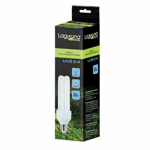 ультрафиолетовые лампы для селенга фко 24w ​Лампа для птиц ультрафиолетовая Laguna UVB 2.4, 20 Вт
