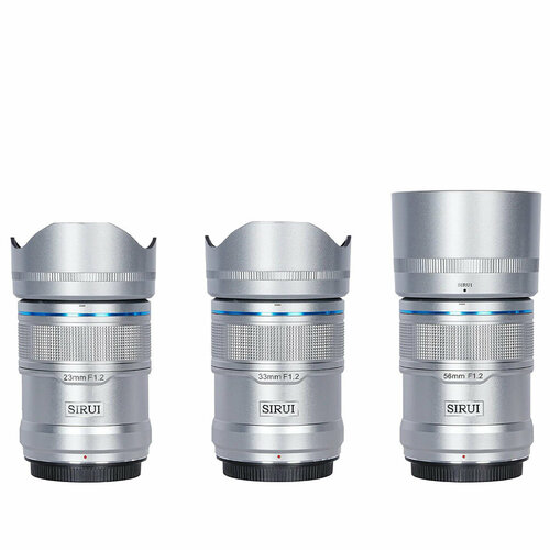 Комплект объективов Sirui Sniper 233356mm F12 E-Mount Серебро 10499000₽