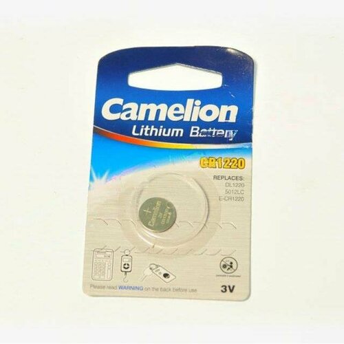 Батарейка литиевая дисковая специальная 3В 1шт Camelion Lithium CR1220-BP1 батарейка cr1220 bp1 camelion
