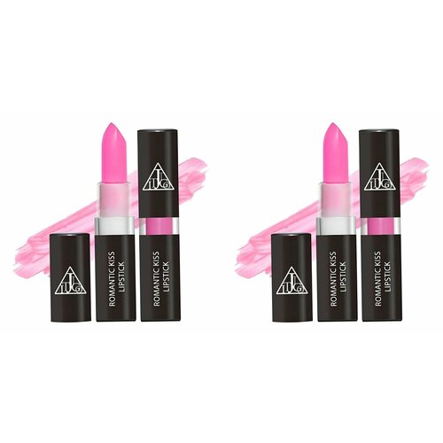 Кремовая помада для губ Jigott Romantic Kiss Lipstick 07 Spring Pink 35 гр 2 шт 1145₽