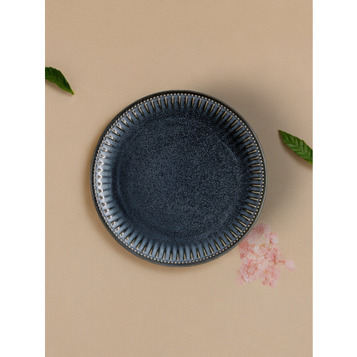 Тарелки закусочные 2 шт Home & Style Black Kitchen, фарфоровые, 21 см