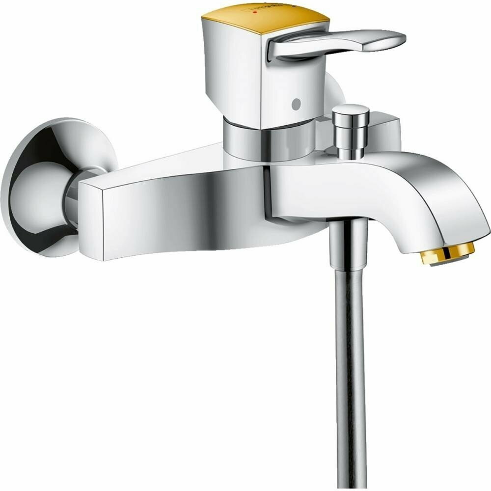 Смеситель для ванны hansgrohe Metropol Classic 31340090 золото/хром