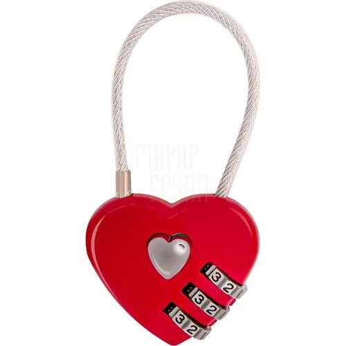 Замок Fuaro Фуаро кодовый PLZ-TRAVEL-2603R CODE PLZ-26-03R блистер никель 414₽