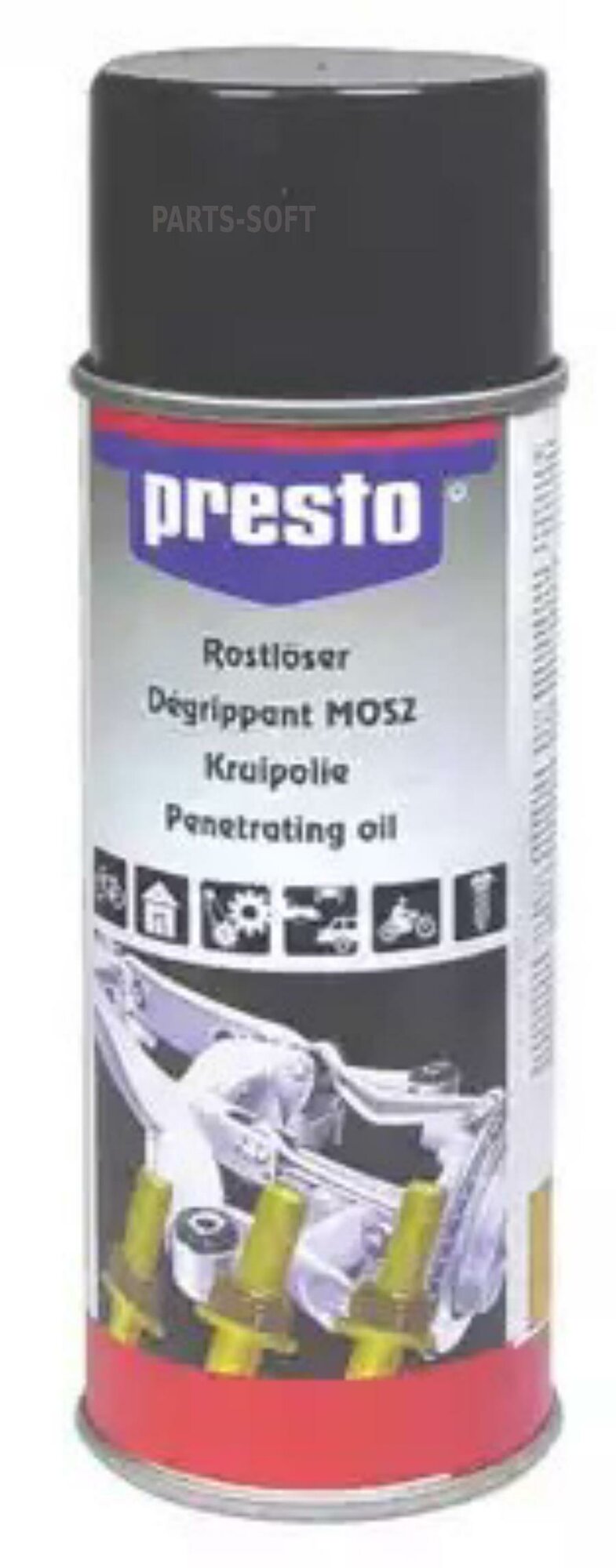 фото PRESTO 306314 Жидкий ключ (смазка с MoS2)