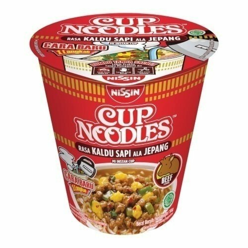 Лапша Nissin Cup Noodles Beef, 66 г