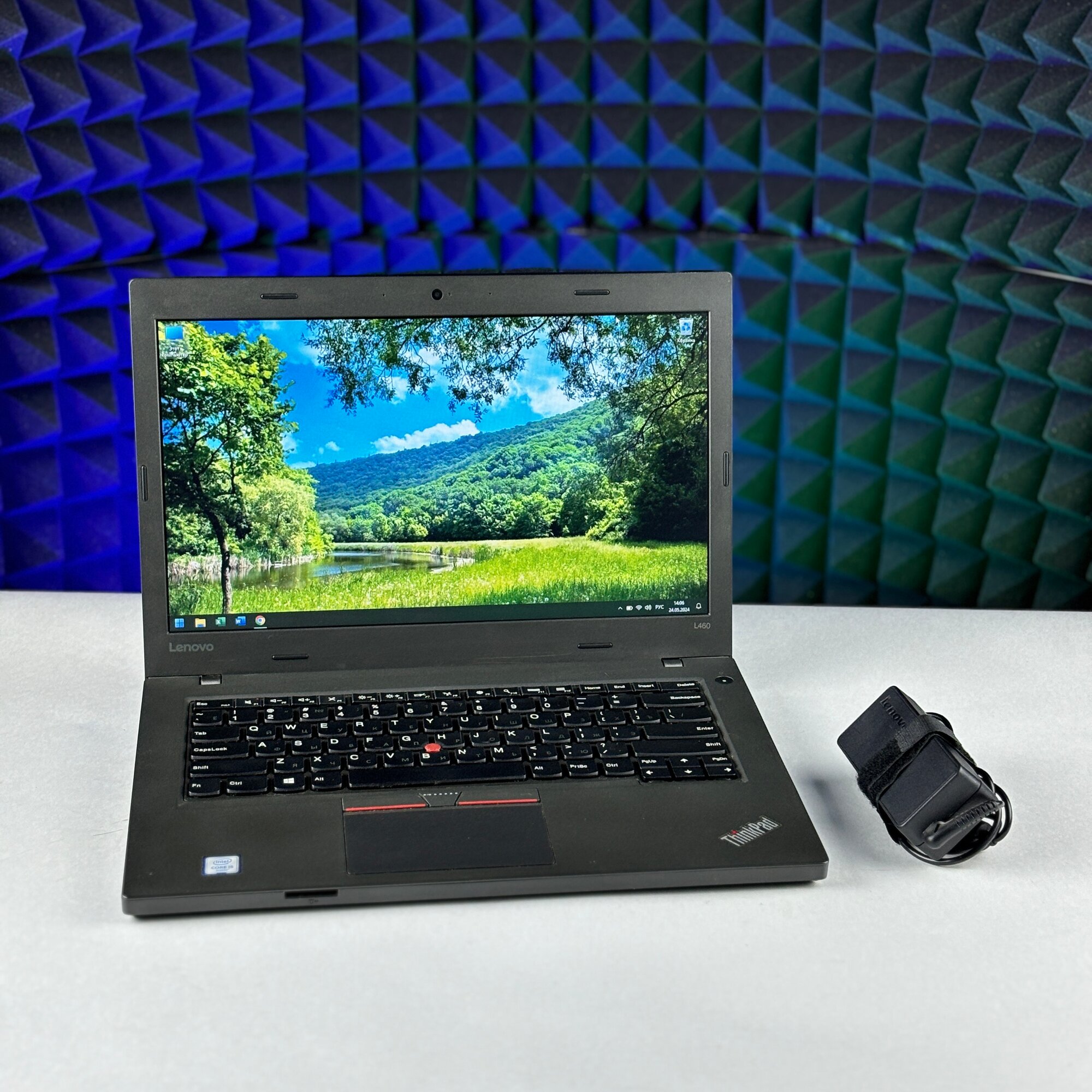 Ноутбук Lenovo ThinkPad L460 (1366x768, 14", Intеl Corе i5-6200U 2.30-2.80Ггц, RAM 4ГБ, SSD 256ГБ, Intel HD, Win 11)