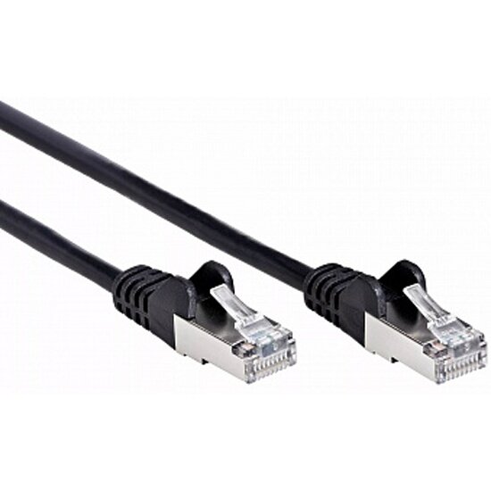 фото Патч-корд литой AOPEN/QUST iOpen FTP кат.5e (7/0.16) черный 7,5m (ANP522B-BK-7.5M)