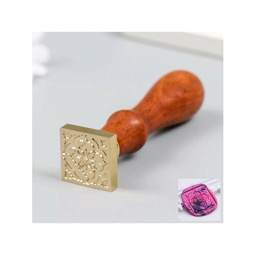 Печать для сургуча с деревянной ручкой А 884₽