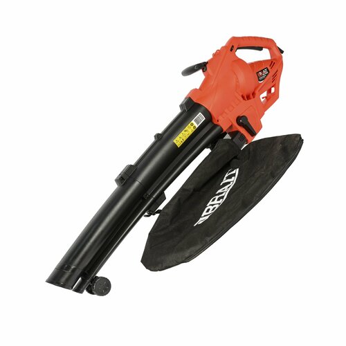 Ветродуйка Садовая воздуходувка-пылесос электрический BRAIT BEB-3000R Объем мешка для мусора 35л 3000 Вт Скорость потока воздуха 270 кмч Мульчирование 101 Уличная уборка 7383₽