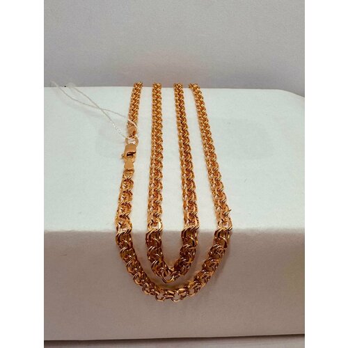 Цепь Костромской цепевязальный завод, красное золото, 585 проба, длина 55 см, средний вес 14.16 г