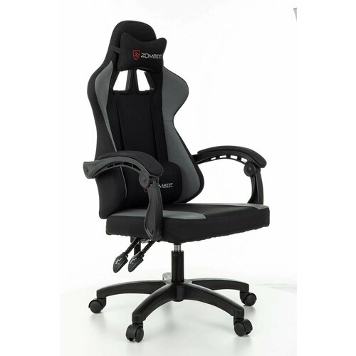фото Кресло игровое zombie rudger black/grey