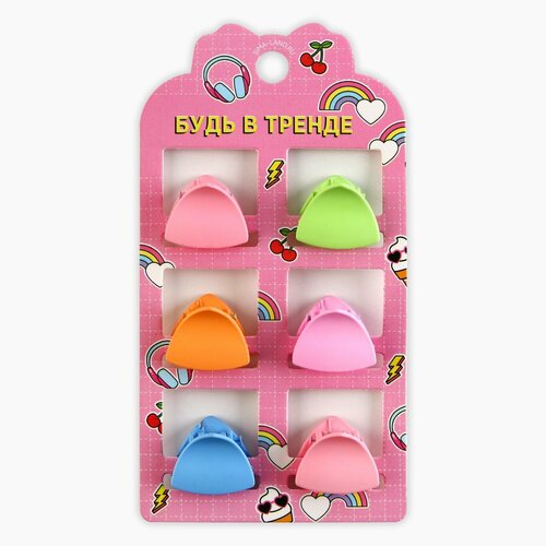 Набор крабов для волос 