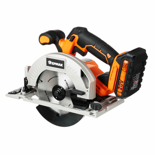 Ермак X-PRO Пила дисковая аккум серия единая аккум батарея Li-ON 20В диск 165мм 4500 обмин 13230₽