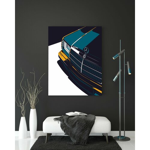 Картина на холстеMercedes-Benz w124 E500 машина на холсте арт 2134₽