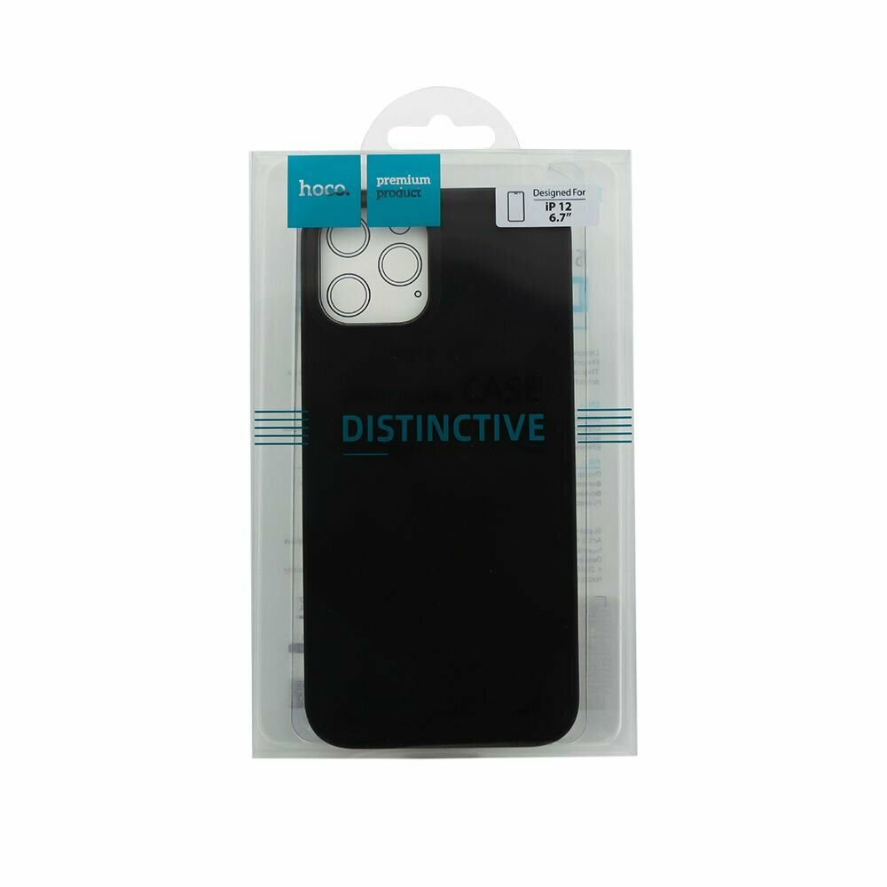 Чехол HOCO Thin для Apple iPhone 12 Pro Max, PP (черный) — фото 1