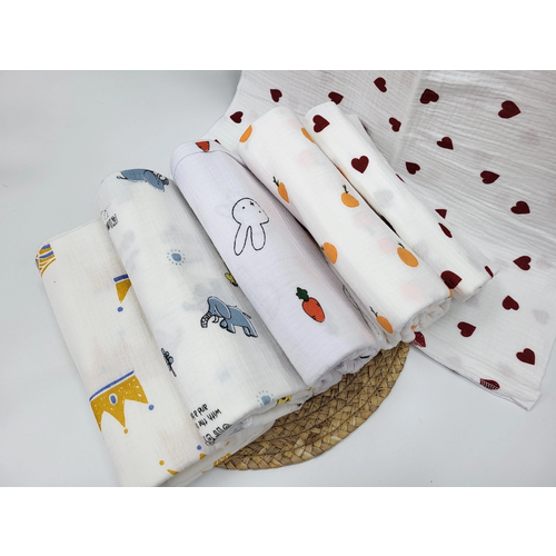 Муслиновые пеленки - набор из 5 штук