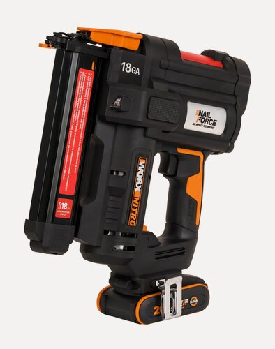 Изображение товара Аккумуляторный Гвозде-скобозабиватель WORX WX844 NITRO 20В, 2Ач х1, ЗУ, Кейс