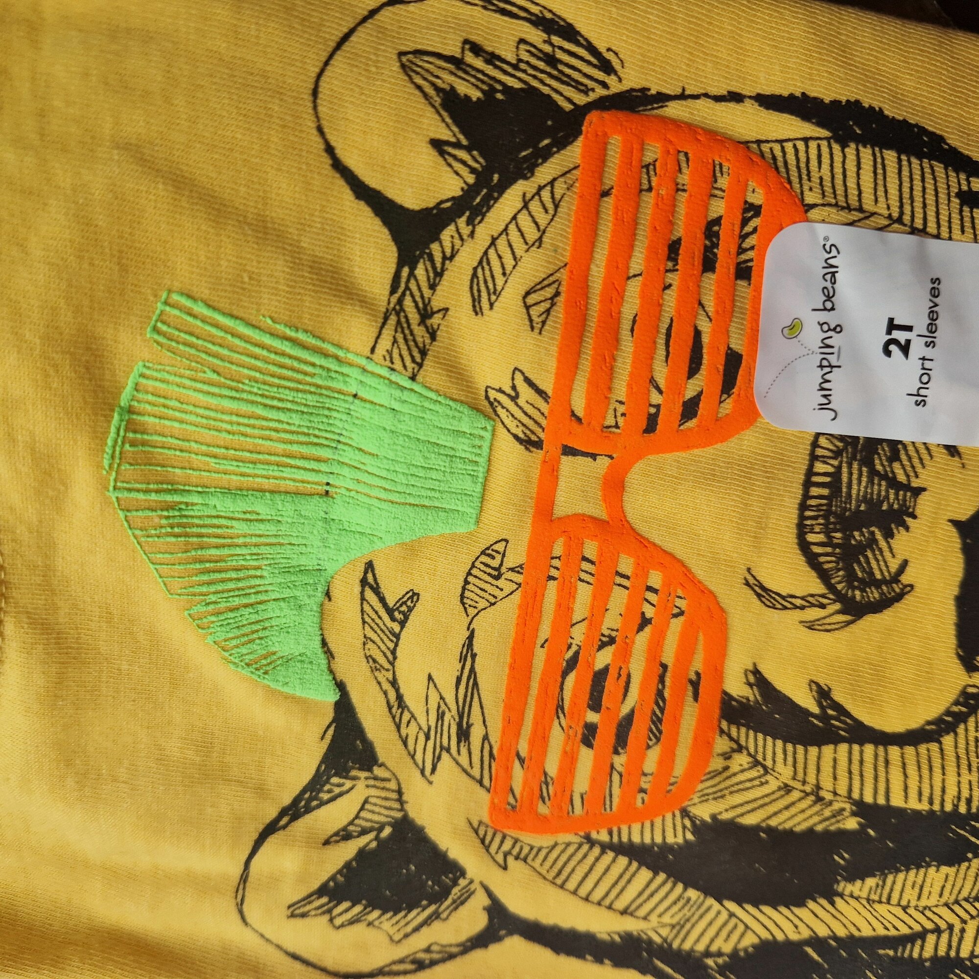 Футболка Jumping Beans, размер 2Т, желтый — фото 1