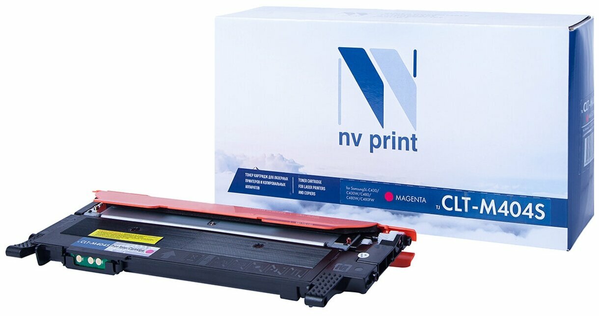 Картридж NV Print CLT-M404S пурпурный