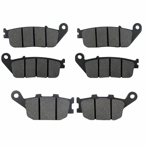 Передние и задние тормозные колодки для мотоциклов HONDA 599, CB750, CB600F, CBR600, F3, CBR600F3 1995-1998, CB600FW, CB600FY, CBF600, CBF1000, 6, 7, 8, 9, Черный