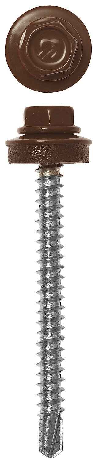 ЗУБР СКД 8017, 35 х 4.8 мм, шок.-коричн, 1800 шт, кровельный саморез, Профессионал (4-300310-48-035-8017)