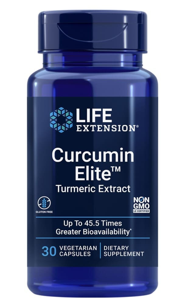 Life Extension Curcumin Elite Turmeric Extract, Экстракт куркумы 30 капсул