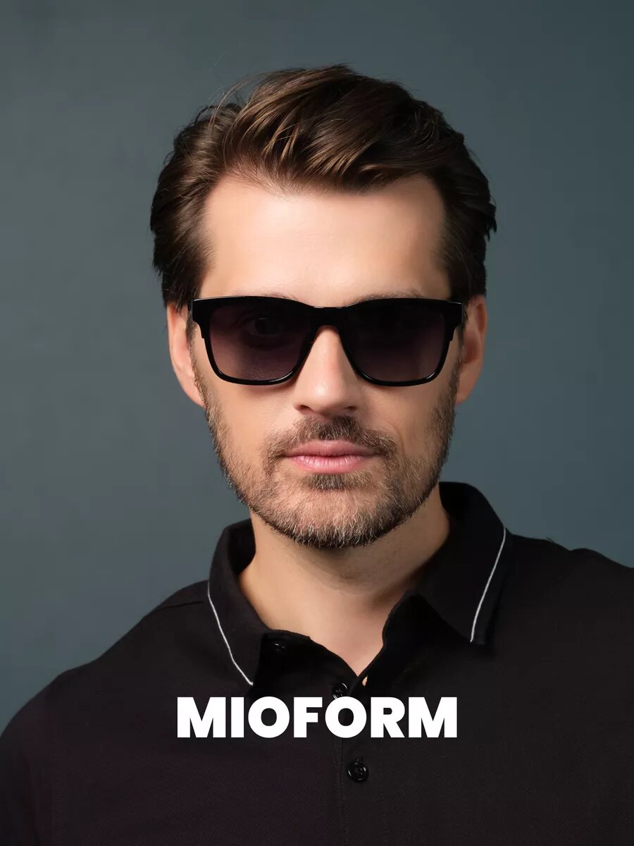Солнцезащитные очки MIOFORM, черный — фото 1
