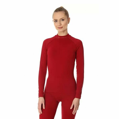 фото Термобелье верх brubeck extreme thermo, размер s, бордовый