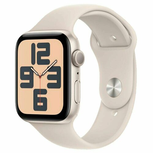 Умные часы Apple Watch Series SE Gen 2 2023 44 мм Aluminium Case GPS starlight Sport Band 32370₽