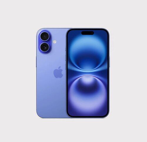 Изображение товара Смартфон Apple iPhone 16 128 ГБ, Dual: nano SIM + eSIM, Ultramarine (синий)